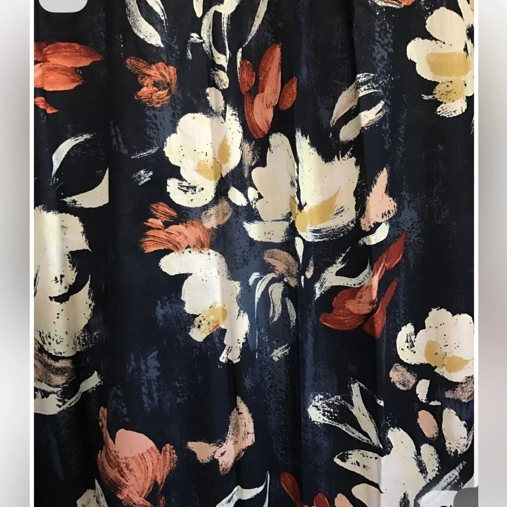 Target Threshold Floral Abstract Shower Curtain